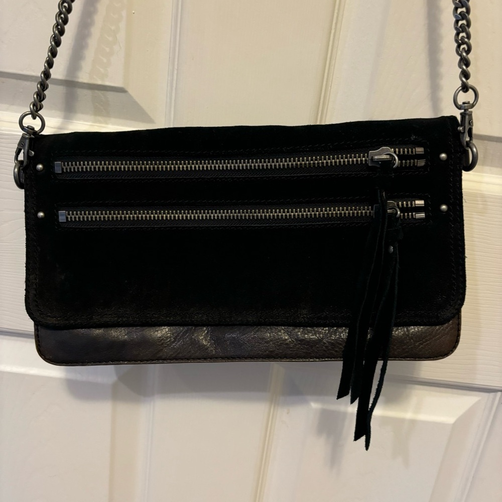 All Saints Black Crossbody Bag